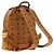 MCM Zaino in polietilene marrone - vista 2