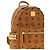 MCM Zaino in polietilene marrone - vista 3