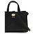 Borsa Burberry Cotswolds Check Top Handle Nera - vista 4