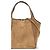 Brunello Cucinelli Borsa a secchiello Bos Taurus in pelle di vitello beige - vista 4