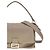 Fendi Borsa a tracolla Bos Taurus in pelle di vitello beige - vista 4