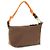 Miu Miu Borsa a tracolla in cotone marrone - vista 3