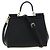 Dolce & Gabbana Borsa in pelle di vitello nera - vista 2