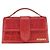 Jacquemus Borsa Bos Taurus in pelle di vitello rossa