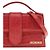 Jacquemus Borsa Bos Taurus in pelle di vitello rossa - vista 4