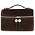 Tory Burch Borsa a mano in pelle scamosciata marrone