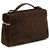 Tory Burch Borsa a mano in pelle scamosciata marrone - vista 3