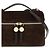 Tory Burch Borsa a mano in pelle scamosciata marrone - vista 4