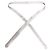 Dolce & Gabbana White Solid Silk Adjustable Necktie Tie - view 3