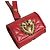 Dolce & Gabbana Devotion Heart Strap Airpod Case aus schwarzem Leder - Ansicht 4