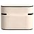 Dolce & Gabbana Custodia Airpods in PVC bianco con placca logo embossed - vista 3