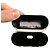 Dolce & Gabbana Custodia Airpods in PVC bianco con placca logo embossed - vista 4