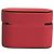 Dolce & Gabbana Custodia Airpods in PVC rosso con placca logo embossed - vista 3