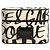 Dolce & Gabbana Custodia Airpods in pelle bianca e nera con logo Scribble in rilievo