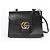 Gucci Mini Borsa Tote con Manico e Tracolla GG Marmont - vista 3