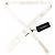 Dolce & Gabbana Cravatta classica da uomo in seta satinata Off White - vista 3