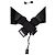 Dolce & Gabbana Fascia Cummerbund da Smoking in Seta Nera a Pois