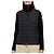 Moncler Cardigã de Lã com Zíper e Acolchoado para Mulher Preto - vista 3