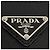 Prada Clutch in Saffiano con logo triangolare e tracolla Nero - vista 5
