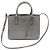Prada Saffiano Lux Triangle Gray