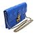 Dior Borsa a tracolla WOC Addict in pelle d'agnello Cannage blu - vista 2
