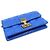 Dior Borsa a tracolla WOC Addict in pelle d'agnello Cannage blu - vista 4