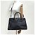 Prada Borsa Tote Saffiano Lux Borsa a Tracolla Nero - vista 3