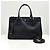 Prada Borsa Tote Saffiano Lux Borsa a Tracolla Nero - vista 9