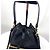 Prada Bolso bucket crossbody de nylon con logo triangular Negro - vista 5