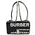 Borsa a tracolla Burberry Rolla in pelle nera