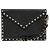 Valentino Clutch Rockstud Envelope Strap Black