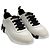Hermès Bouncing Sneakers Blanc White Leather Black - vista 4