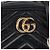 Gucci Mini borsa a tracolla GG Marmont matelassé nera - vista 3