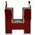 Hermès Cheval Scarf Ring Rouge Noir - vista 9