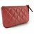 Chanel Mini Pochette Caviar Rosa in Pelle - vista 4