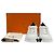 Hermès Bouncing Sneakers White Leather Black Blanc - vista 3