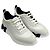 Hermès Bouncing Sneakers White Leather Black Blanc - vista 4