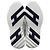 Hermès Bouncing Sneakers White Leather Black Blanc - vista 7