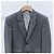 Thom Browne Wool Classic Check Suit Gray - view 2