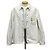 Dior Giacca-camicia oversized in denim di cotone con zip