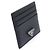 Prada Black Saffiano Leather Triangle Logo Card Holder - view 2