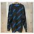 Balenciaga Intarsia Pullover Knit Black Blue - view 2