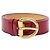 Louis Vuitton Monogram Vernis Gürtel Pink mit goldenen Details