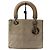 Dior Borsa Tote Lady Cannage Ivory Silver Small