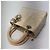 Dior Borsa Tote Lady Cannage Ivory Silver Small - vista 11