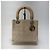 Dior Borsa Tote Lady Cannage Ivory Silver Small - vista 2