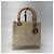 Dior Borsa Tote Lady Cannage Ivory Silver Small - vista 4