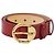 Louis Vuitton Monogram Vernis Gürtel Red Gold