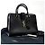 Autre Marque Borsa a spalla Cabas in pelle Small Black - vista 4