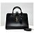 Autre Marque Borsa a spalla Cabas in pelle Small Black - vista 9